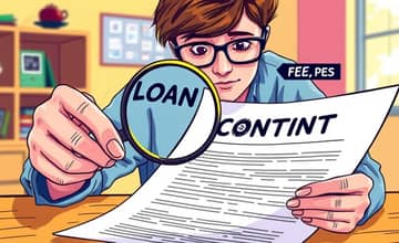 Evitar cargos ocultos en el contrato de préstamo