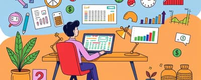 Use planilhas simples para controlar suas finanças