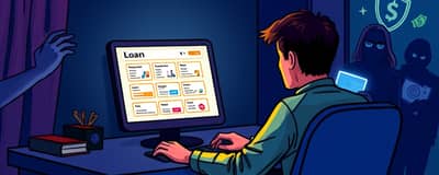 Cuidado com golpes ao buscar empréstimos online