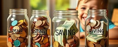 Como dividir a mesada de forma estratégica