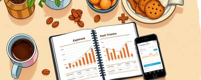 Como acompanhar seus gastos com café e lanches