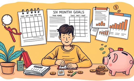 Como definir metas financeiras viáveis para cada semestre