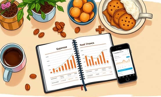 Como acompanhar seus gastos com café e lanches