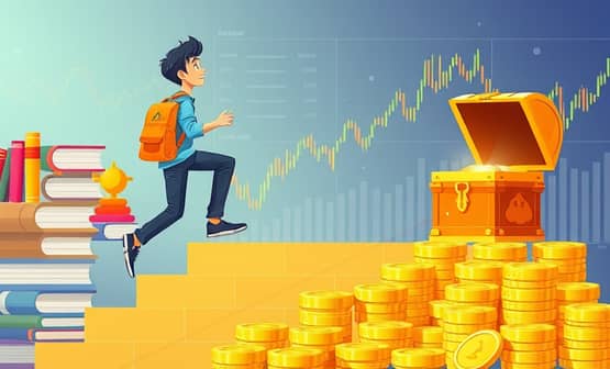 Do zero à riqueza: o caminho financeiro do estudante inteligente