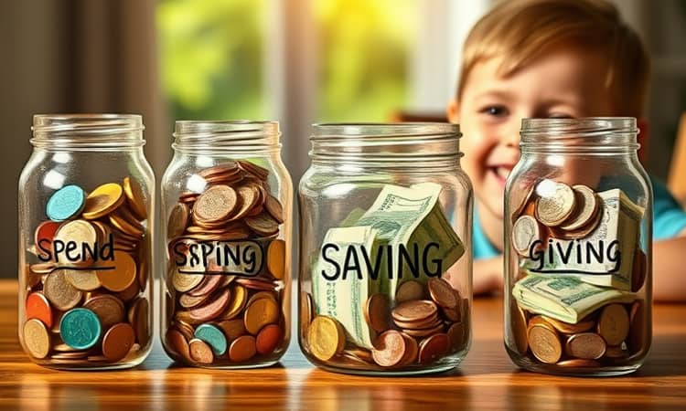 Como dividir a mesada de forma estratégica
